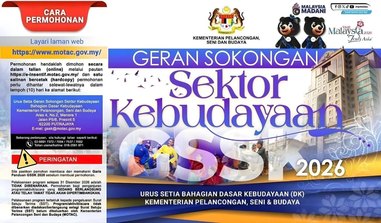 geran sektor kebudayaan 2026